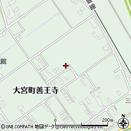 京都府京丹後市大宮町善王寺528周辺の地図