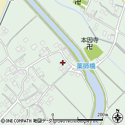 千葉県山武市島265周辺の地図