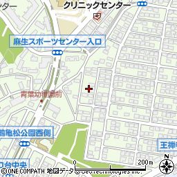 鍵修理の生活救急車川崎市麻生区受付センター周辺の地図