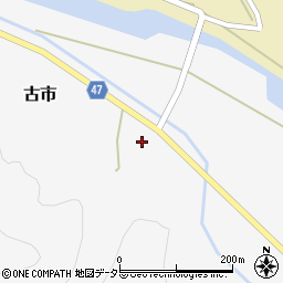 兵庫県美方郡新温泉町古市534周辺の地図