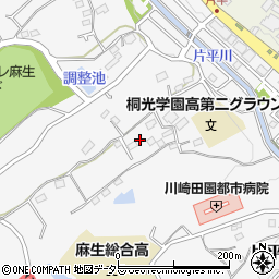 神奈川県川崎市麻生区片平1673周辺の地図