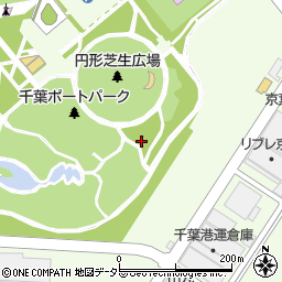 千葉県千葉市中央区中央港周辺の地図