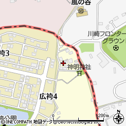 東京都町田市広袴町442周辺の地図