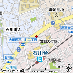 シンガーミシン大田区販売店周辺の地図