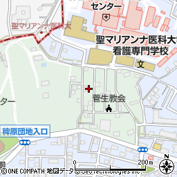 神奈川県川崎市宮前区菅生ケ丘5周辺の地図