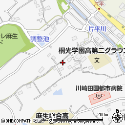 神奈川県川崎市麻生区片平1672周辺の地図