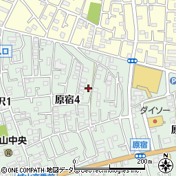 神奈川県相模原市緑区原宿4丁目13周辺の地図