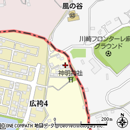 東京都町田市広袴町443-6周辺の地図