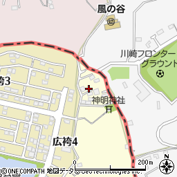 東京都町田市広袴町442-7周辺の地図