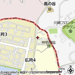 東京都町田市広袴町442-12周辺の地図