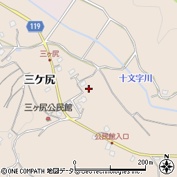 千葉県東金市三ケ尻124周辺の地図