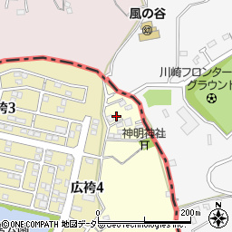 東京都町田市広袴町442-21周辺の地図