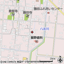 山梨県南アルプス市藤田493周辺の地図