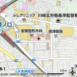 ＪＡセレサ川崎高津周辺の地図