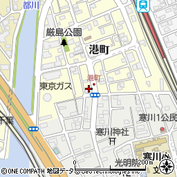 千葉県千葉市中央区港町23周辺の地図