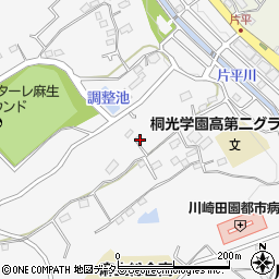 神奈川県川崎市麻生区片平1630-3周辺の地図