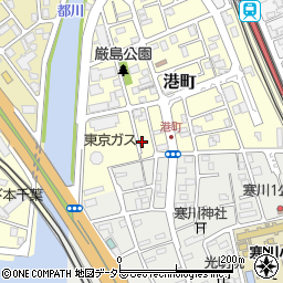 千葉県千葉市中央区港町22-12周辺の地図