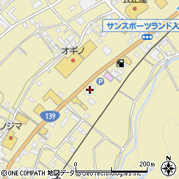 オニキス大月自動車　つる田野倉店周辺の地図