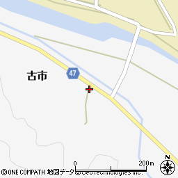 兵庫県美方郡新温泉町古市530周辺の地図