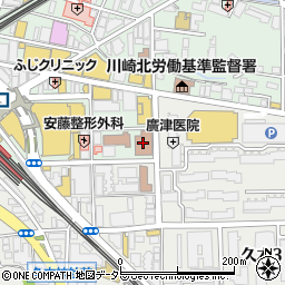 リンクス溝の口周辺の地図