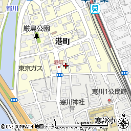 千葉県千葉市中央区港町24-22周辺の地図