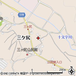 千葉県東金市三ケ尻103周辺の地図