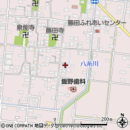 山梨県南アルプス市藤田493-2周辺の地図