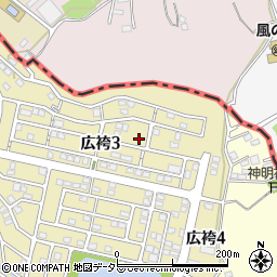 広袴3丁目個人宅_akippa駐車場周辺の地図