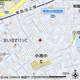 東京都大田区上池台2丁目周辺の地図