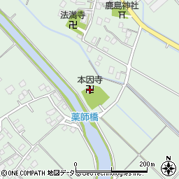 千葉県山武市島140周辺の地図