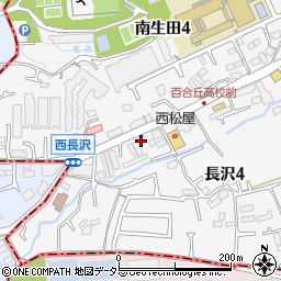 クリーニングＷＡＫＯ　西長沢ヒルタ店周辺の地図