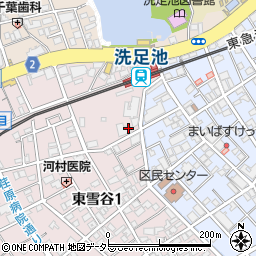 セブンイレブン大田区東雪谷１丁目店周辺の地図