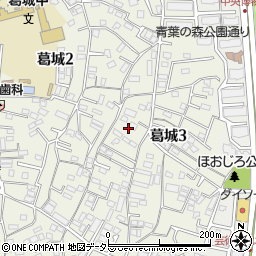千葉県千葉市中央区葛城3丁目8周辺の地図