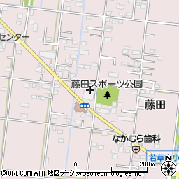 山梨県南アルプス市藤田1600-2周辺の地図