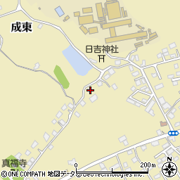 千葉県山武市成東2216周辺の地図