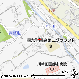 神奈川県川崎市麻生区片平1669周辺の地図