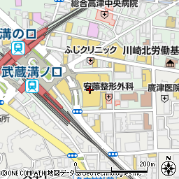 バケット マルイファミリー溝口店周辺の地図