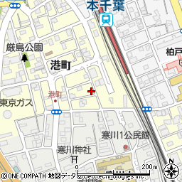 千葉県千葉市中央区港町24-5周辺の地図