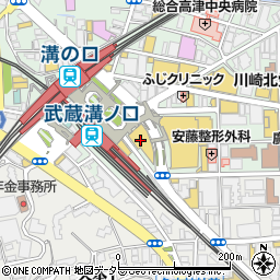 溝ノ口ノクティビル内郵便局 ＡＴＭ周辺の地図