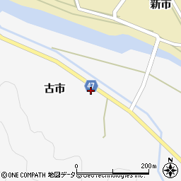 兵庫県美方郡新温泉町古市517周辺の地図