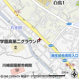 オリーブの丘 川崎片平店周辺の地図