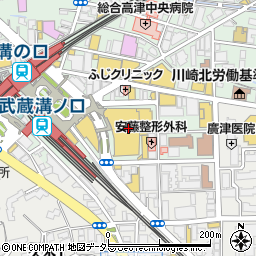 オリエンタル・トラフィック　マルイファミリー溝口店周辺の地図
