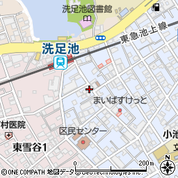 みずほ銀行洗足池駅前 ＡＴＭ周辺の地図