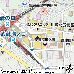 株式会社銀座コージーコーナー　丸井ファミリー溝口店周辺の地図