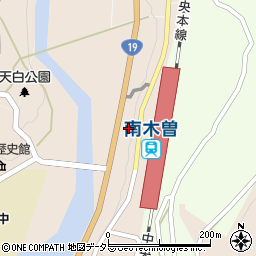 長野県木曽郡南木曽町東栄町周辺の地図