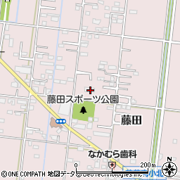 山梨県南アルプス市藤田1532周辺の地図