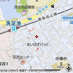 ワッツ本社周辺の地図