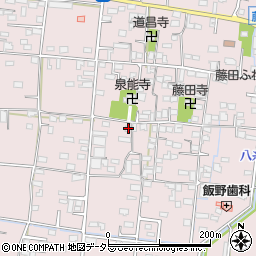 山梨県南アルプス市藤田470周辺の地図