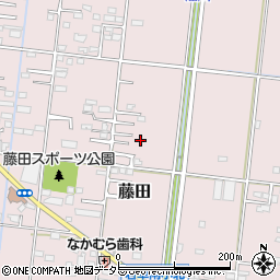 山梨県南アルプス市藤田1545-4周辺の地図