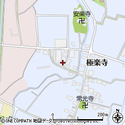 山梨県中央市極楽寺701周辺の地図
